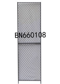중국 8개는 높이 X 1&#039; 넓게 길쌈한 철망사를 분할하는 강철 메시 끝난 회색 색깔을 깝니다 공장